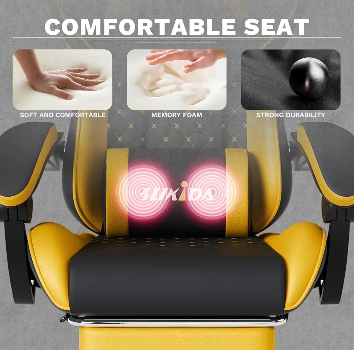 SUKIDA Ergonomic Video Gamer Chair