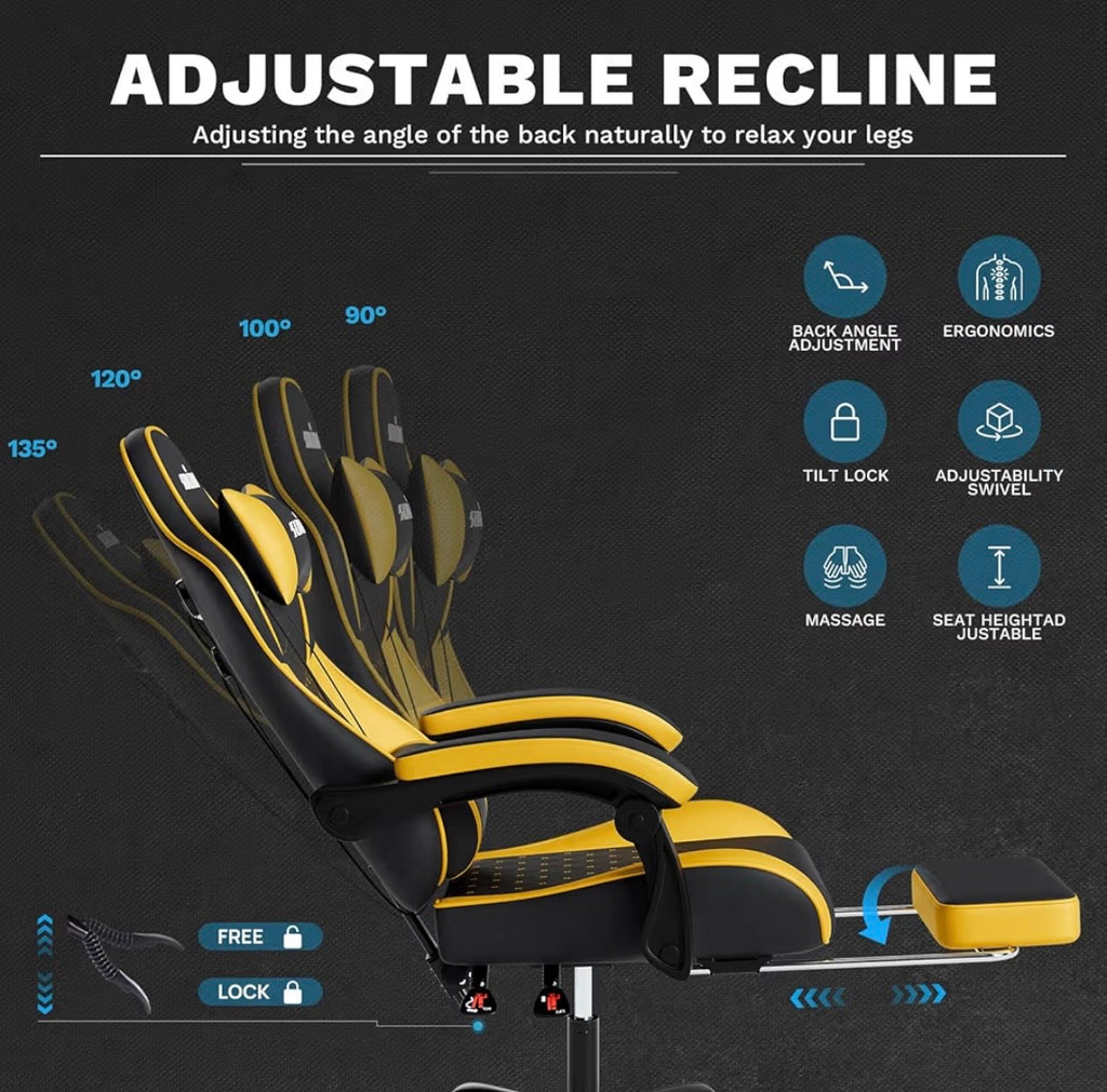 SUKIDA Ergonomic Video Gamer Chair