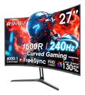 SANSUI 27 Inch Curved 240Hz Gaming Monitor