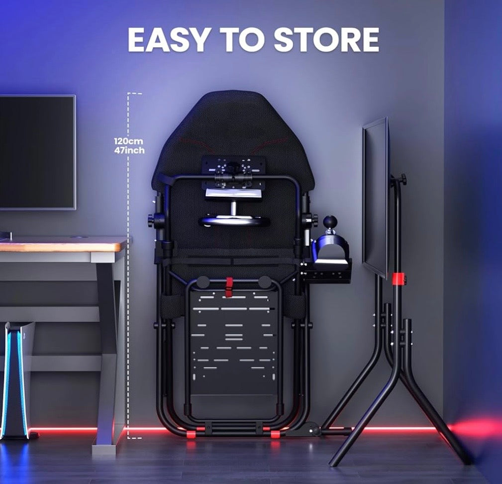 DIWANGUS Racing Simulator Cockpit With TV Stand