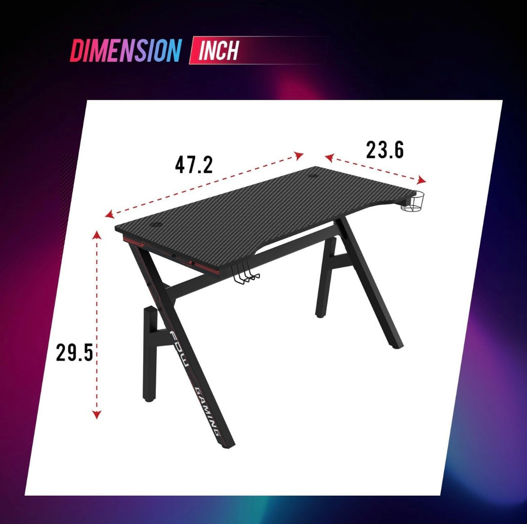 FDW 47 Inch Gaming Desk