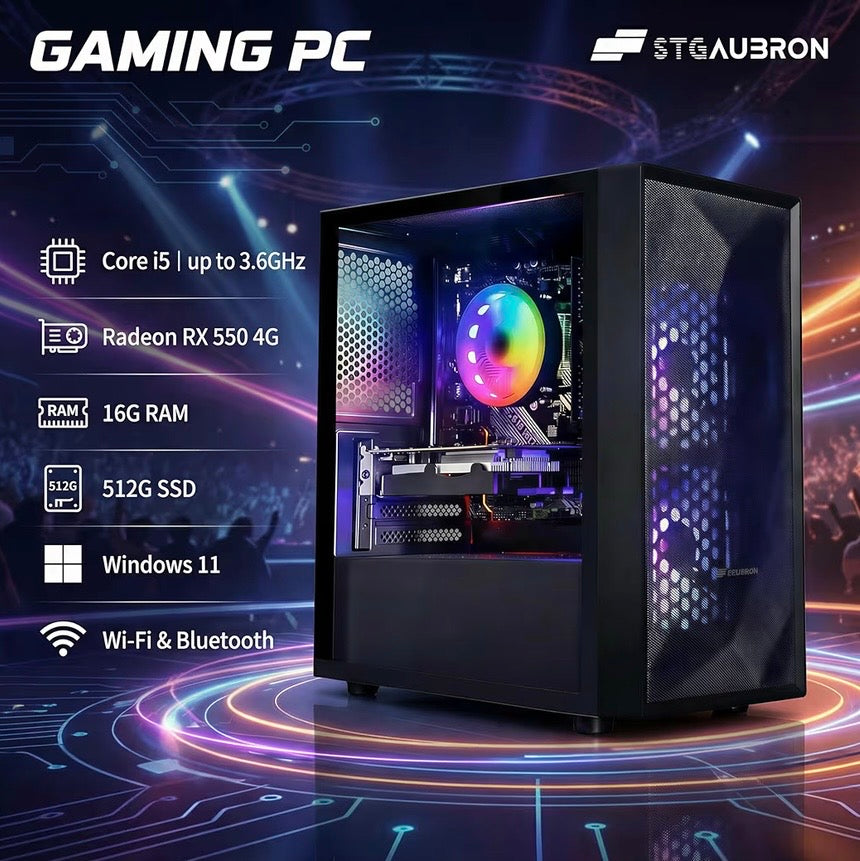 STGAubron Gaming PC Computer Desktop